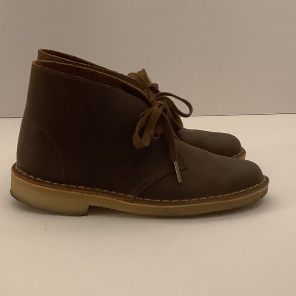 Clark Original Desert Boot in Beeswaxed brown leather Size 7.5 M - Picture 3 of 7
